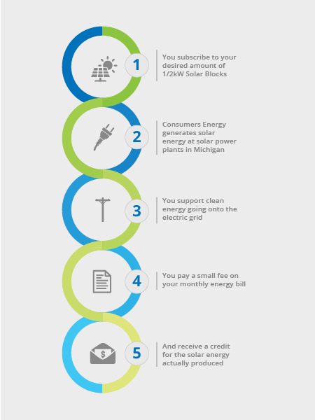 how solar gardens work in 5 steps